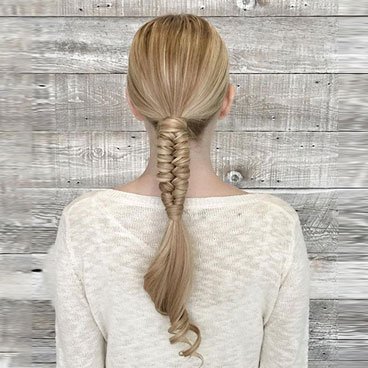 Garnier Fructis Sheer Set Hairspray - Long Hairstyle Gallery - Infinity Braid Ponytail hairstyle